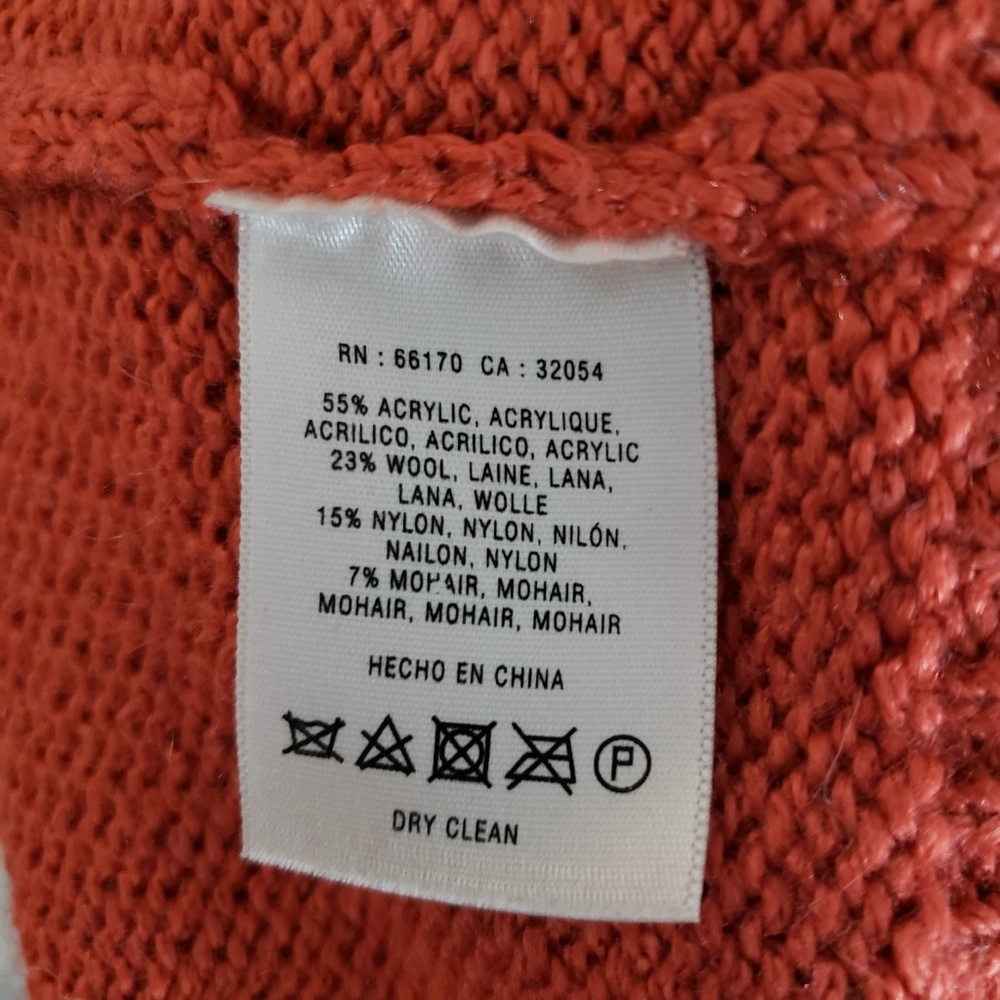 Anthro, Angels of the North Orange Sweater - Picture 6 of 7